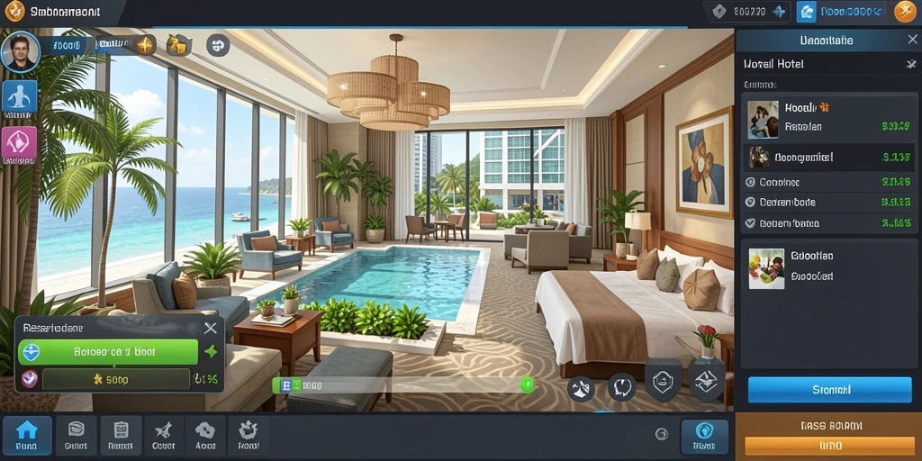 Tangkapan layar menampilkan level baru yang menantang.