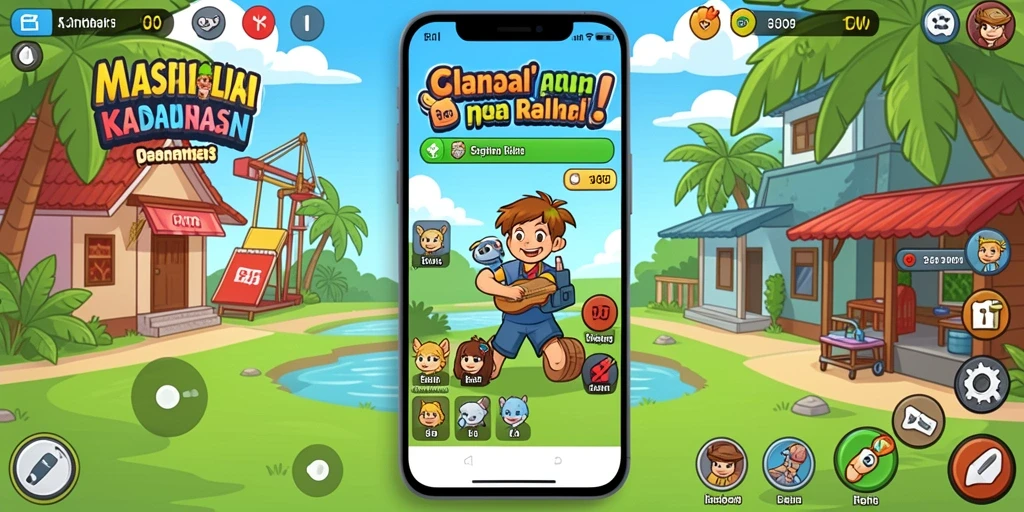 Screenshot menampilkan tampilan antarmuka permainan yang menarik.