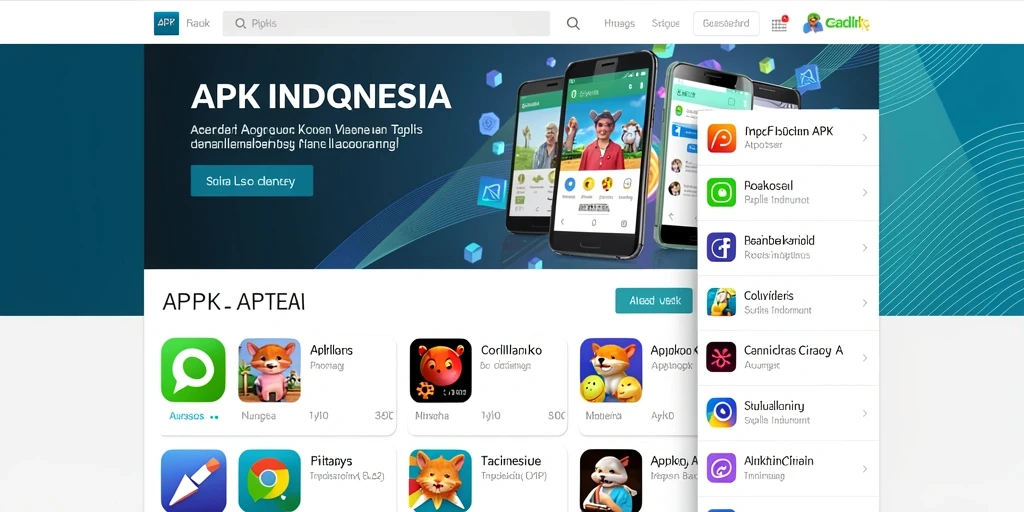 Tampilan antarmuka aplikasi yang modern dan menarik.
