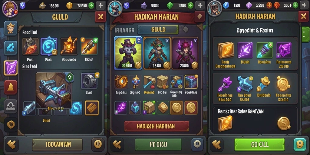Tangkapan layar menampilkan karakter utama dalam aksi seru.