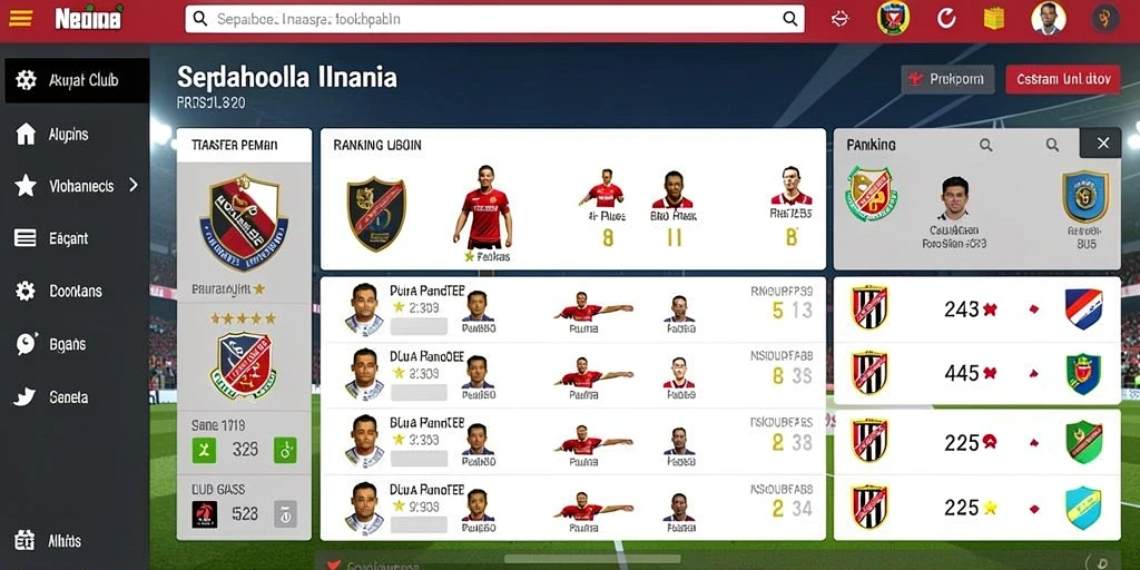 Tampilan awal aplikasi NV77 dengan menu yang menarik.