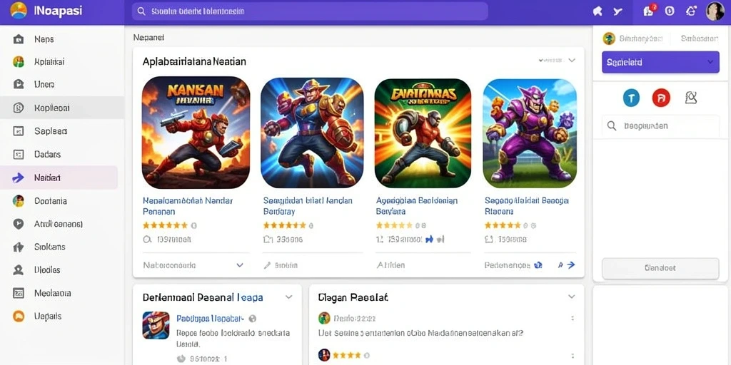 Tampilan awal yang menarik dan penuh warna.