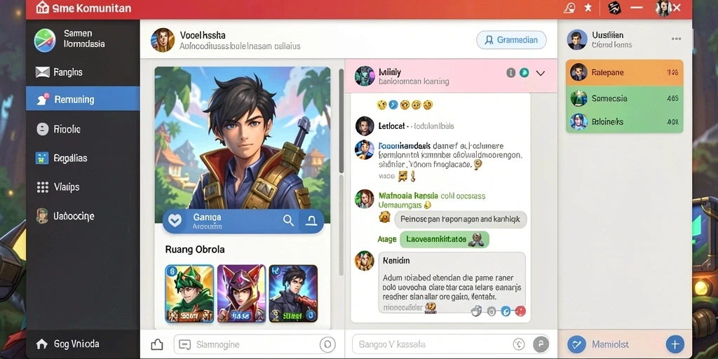 Screenshot menunjukkan tampilan karakter utama dalam aksi.