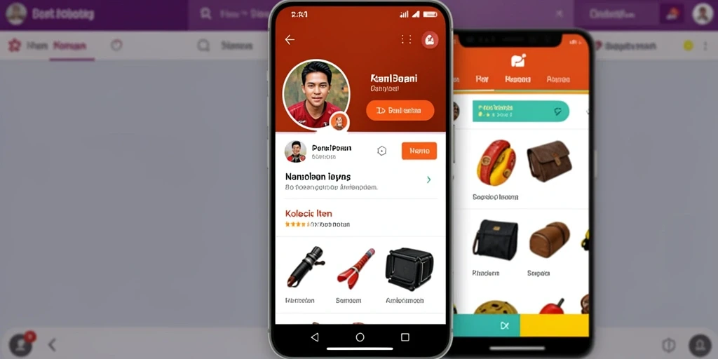 Tampilan awal permainan yang menarik.