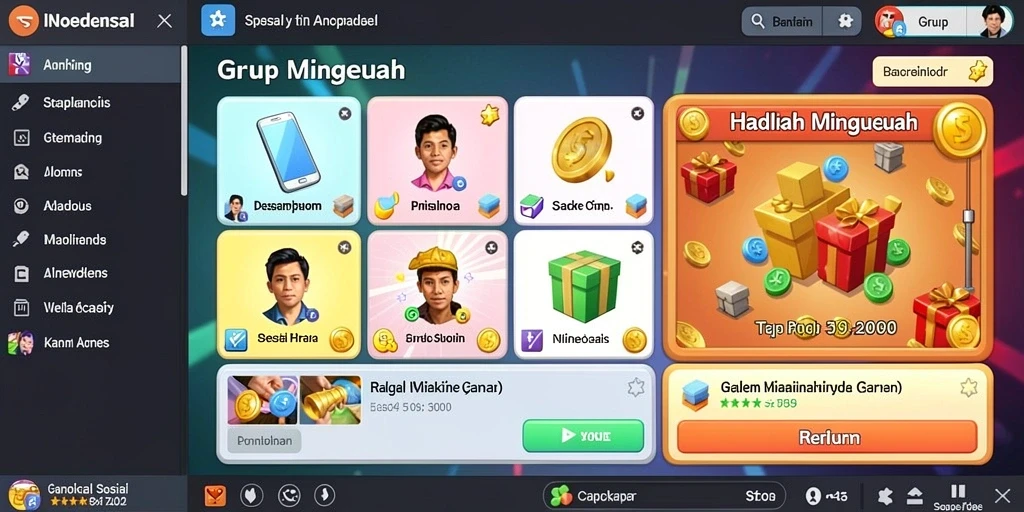 Tampilan antarmuka RAJAWALI55 yang menarik dan ramah pengguna.