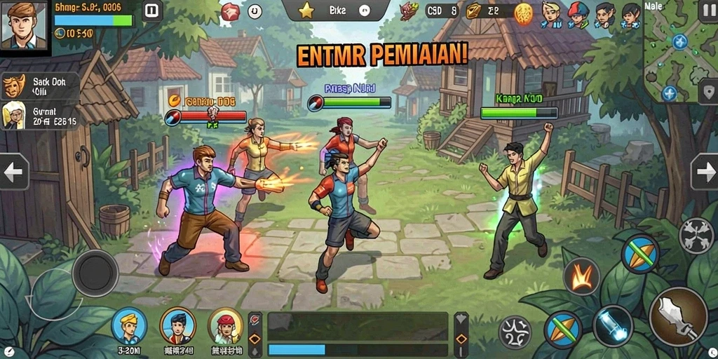Tampilan utama yang menarik dan mudah dinavigasi.
