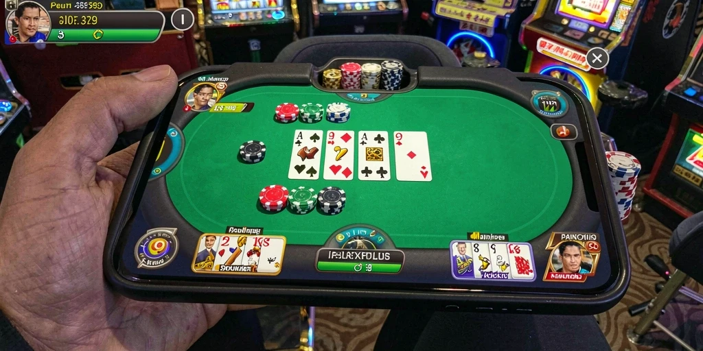 Tampilan mesin slot yang menarik dan interaktif.