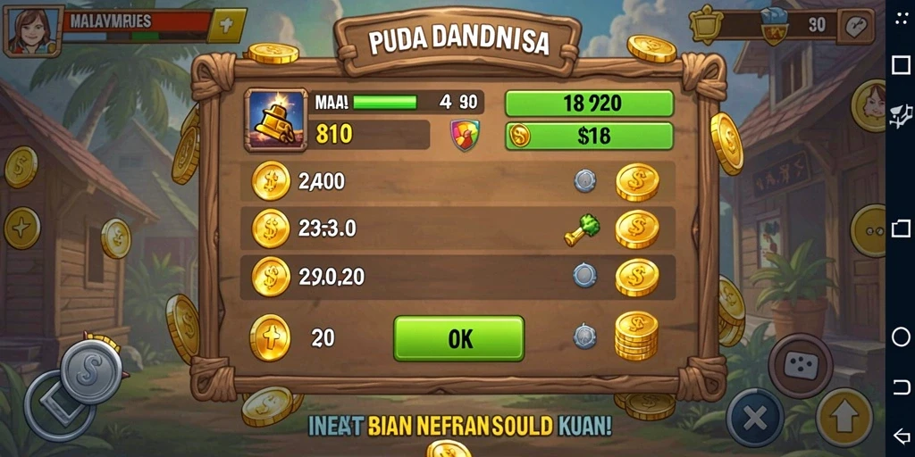 Tampilan antarmuka yang sederhana dan menarik.